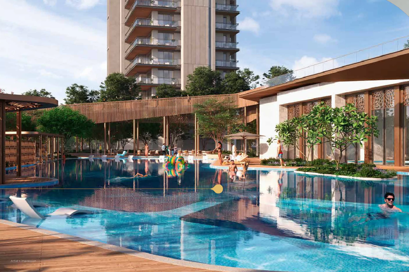 Indiabulls Estate and Club Swimming Pool